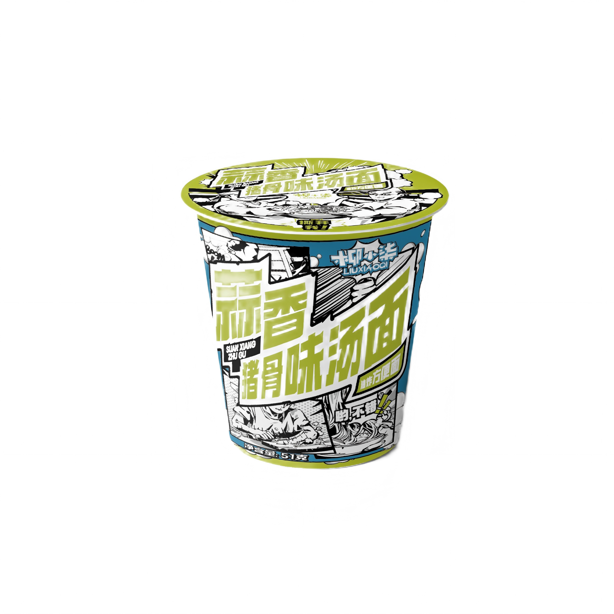 Garlic Pork Bone Noodles